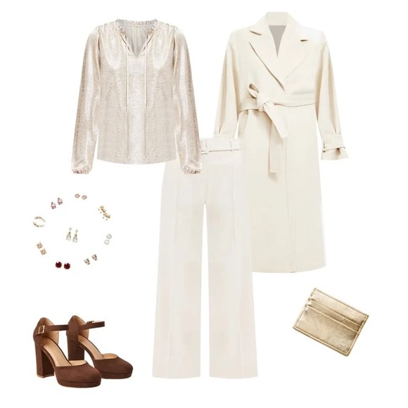 NWT Loft Trench Coat - Picture 3 of 4